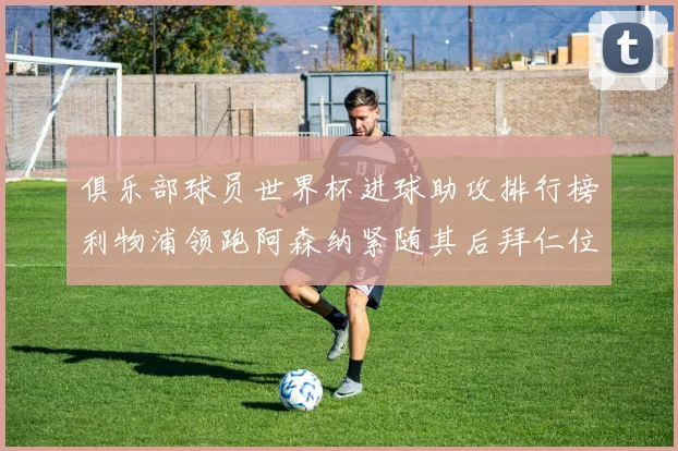 俱乐部球员世界杯进球助攻排行榜利物浦领跑阿森纳紧随其后拜仁位列第三
