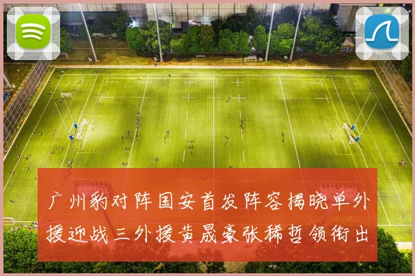 广州豹对阵国安首发阵容揭晓单外援迎战三外援黄晟豪张稀哲领衔出战